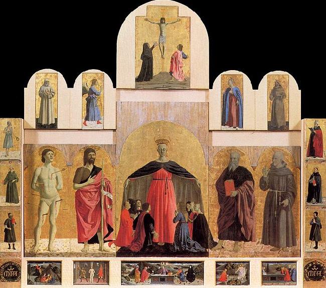 Piero della Francesca Polyptych of the Misericordia France oil painting art